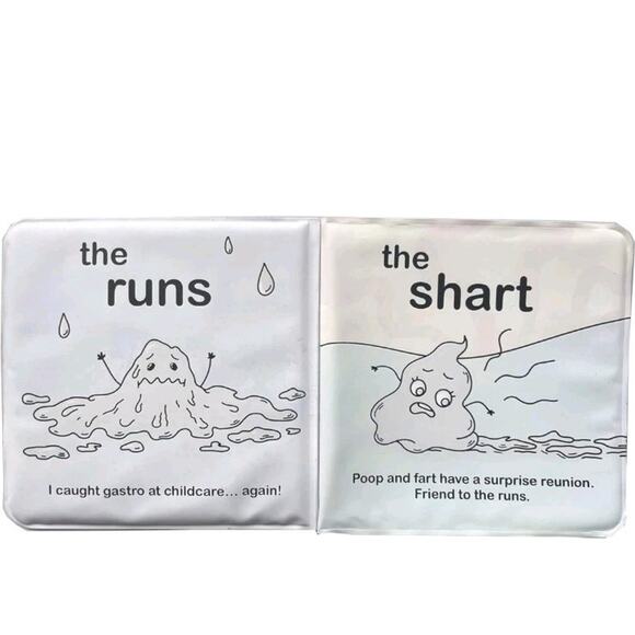 Toddle Way Baby's First Poopy Explainer Bath Book. Magic Change Color in... - Picture 3 of 8